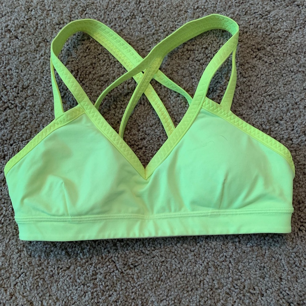 Lululemon neon bra